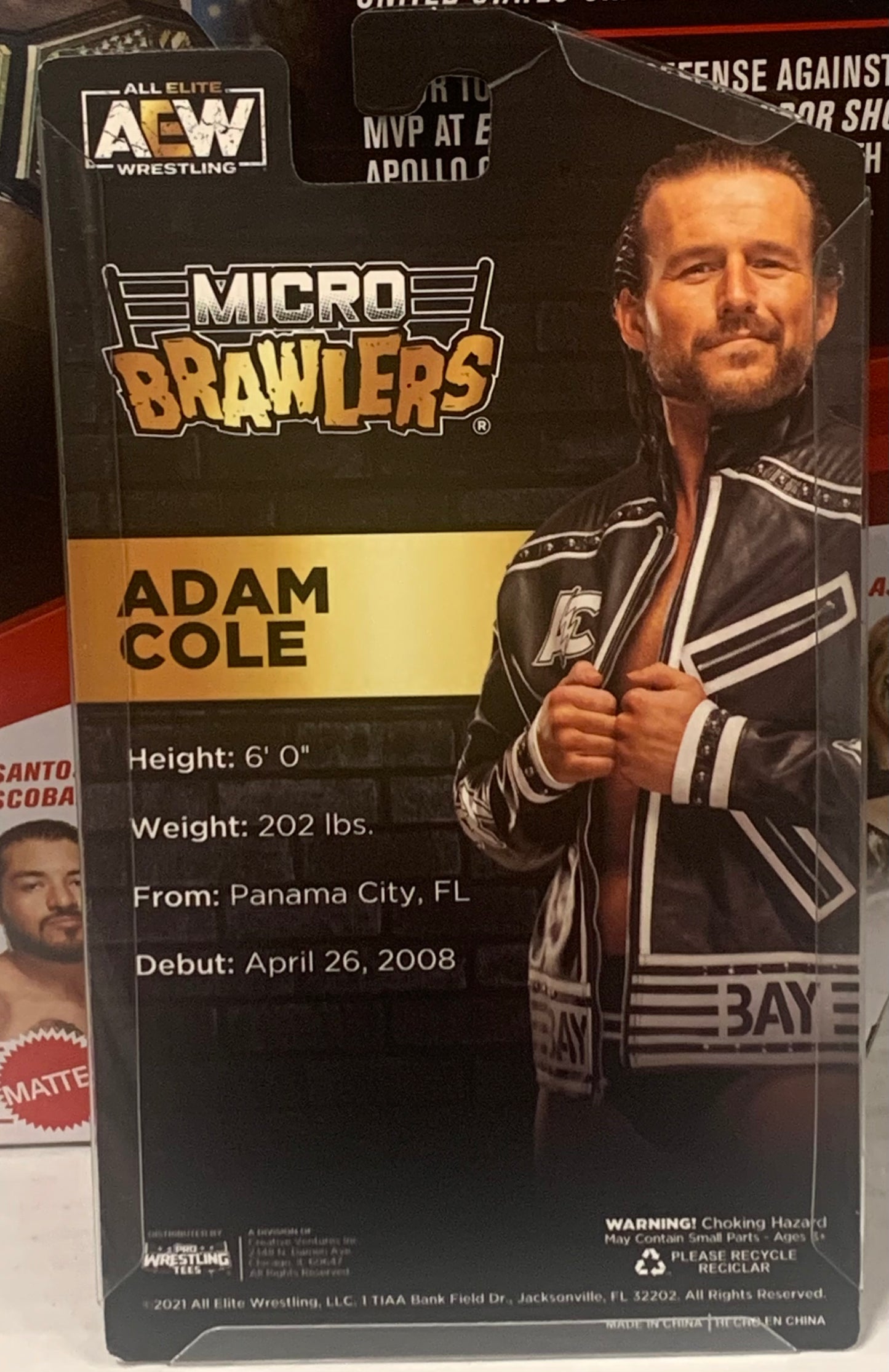 Adam Cole AEW Micro Brawler (Brand New in Package)