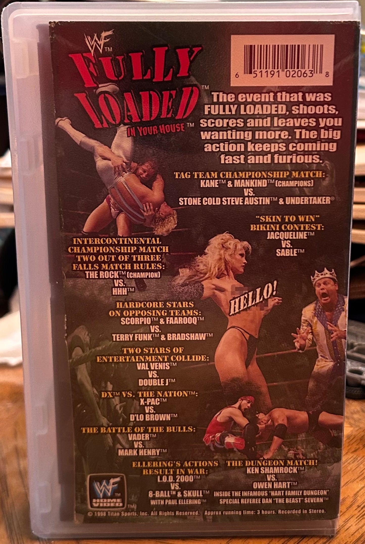 * WWF WWE “In Your House, Fully Loaded” VHS (WWE Home Video)