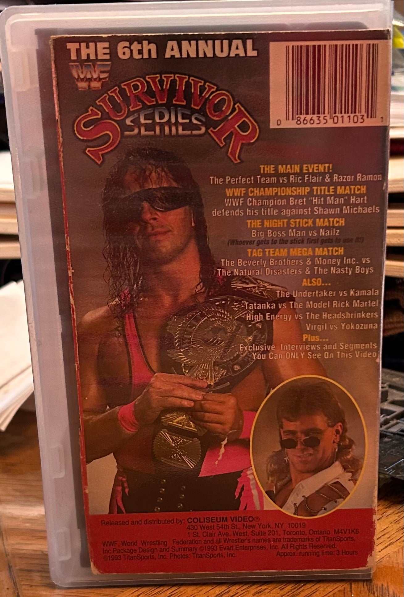 * WWF WWE “6th Annual Survivor Series” VHS (Coliseum Home Video)