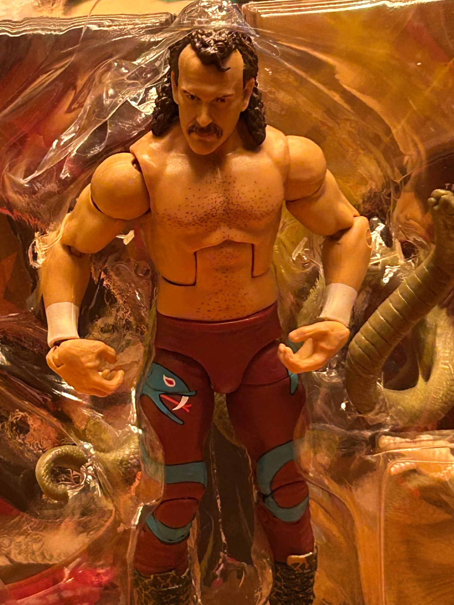 * Jake “The Snake Roberts WWE Mattel Elite Action Figure (Comes w/ Snake & Bag)