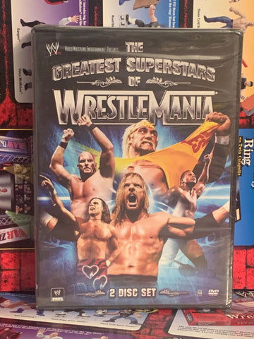 WWE The Greatest Stars of Wrestlemania DVD (2-Disc Set) Hulk Hogan