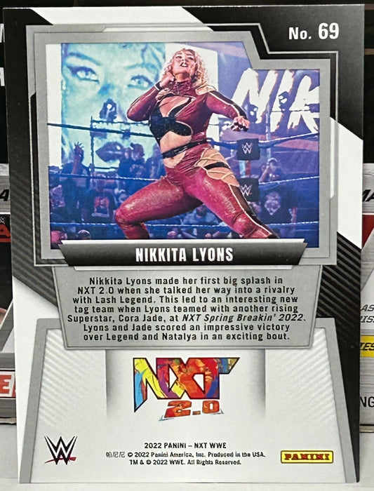 Nikkita Lyons 2022 WWE NXT Panini RC #69