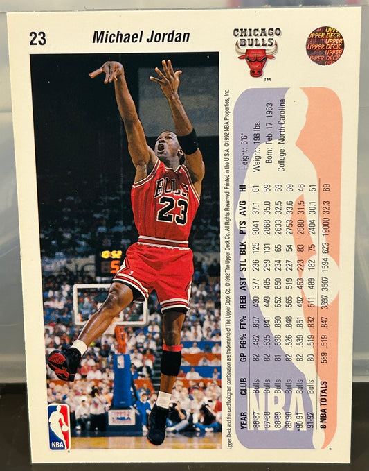 + Michael Jordan 1992-93 UD Upper Deck Card