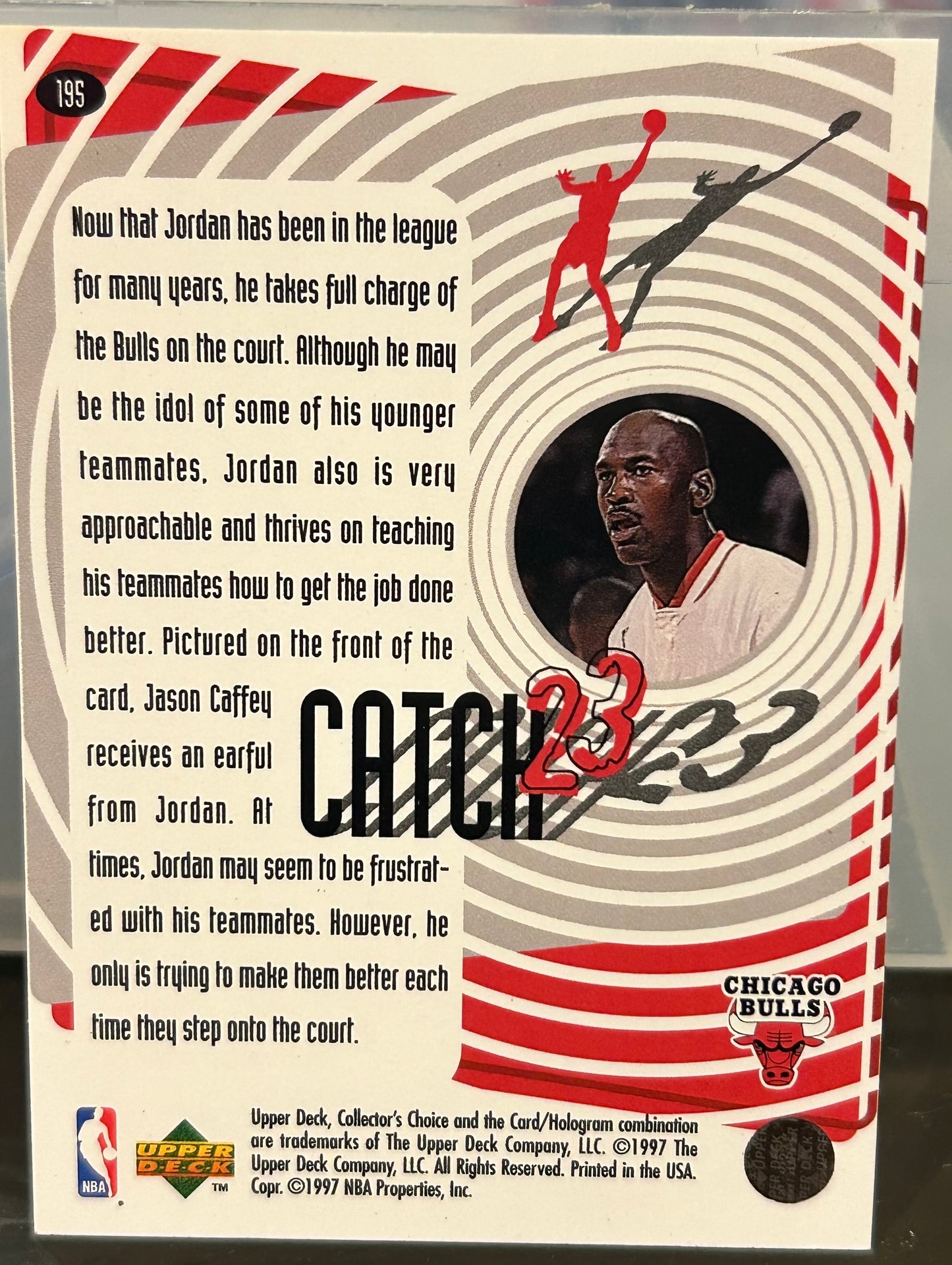 + Michael Jordan 1997-98 UD Collector’s Choice “Catch 23” Card