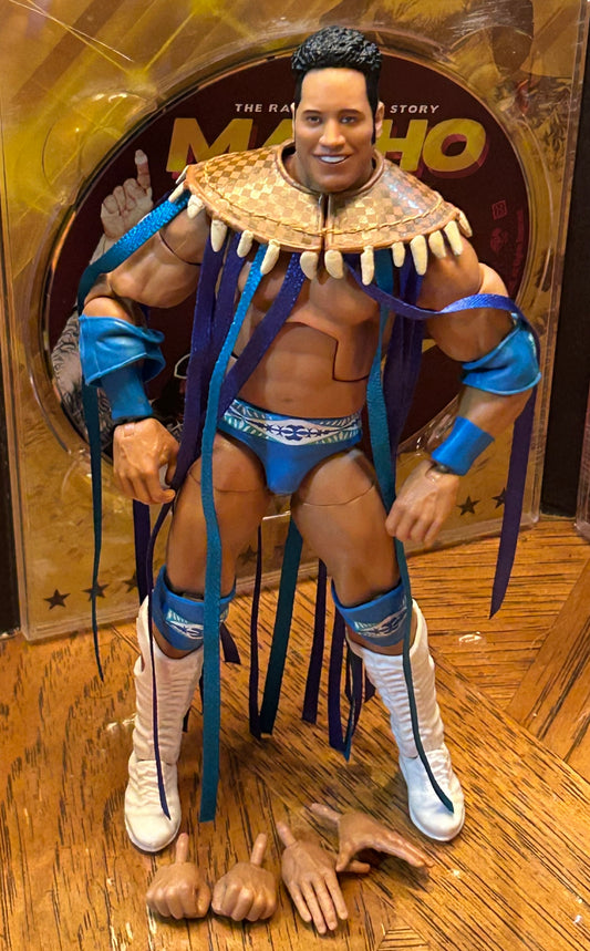 * Rocky Maivia WWE Mattel Elite Action Figure