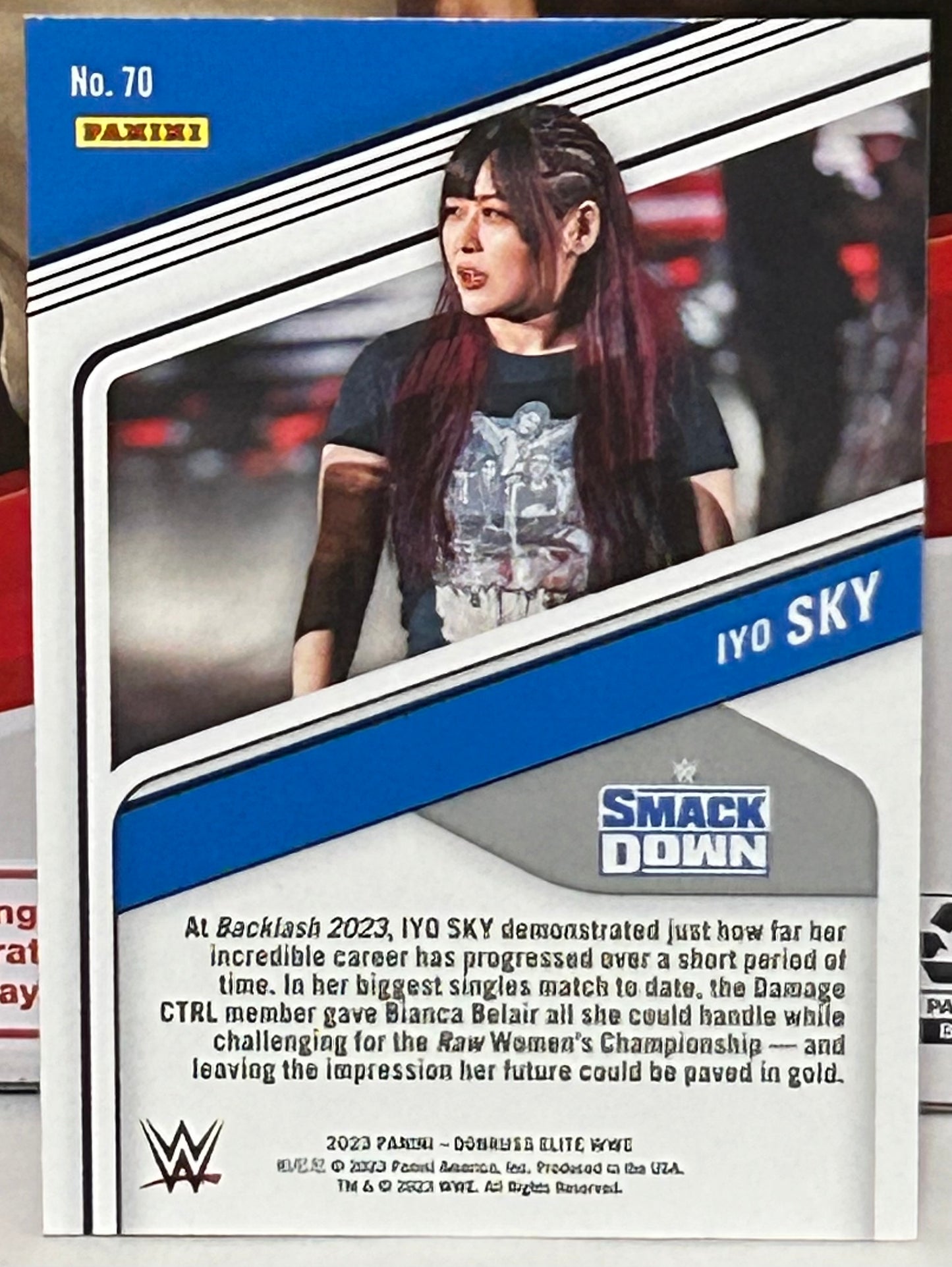 Iyo Sky 2023 WWE Panini Donruss Elite Card