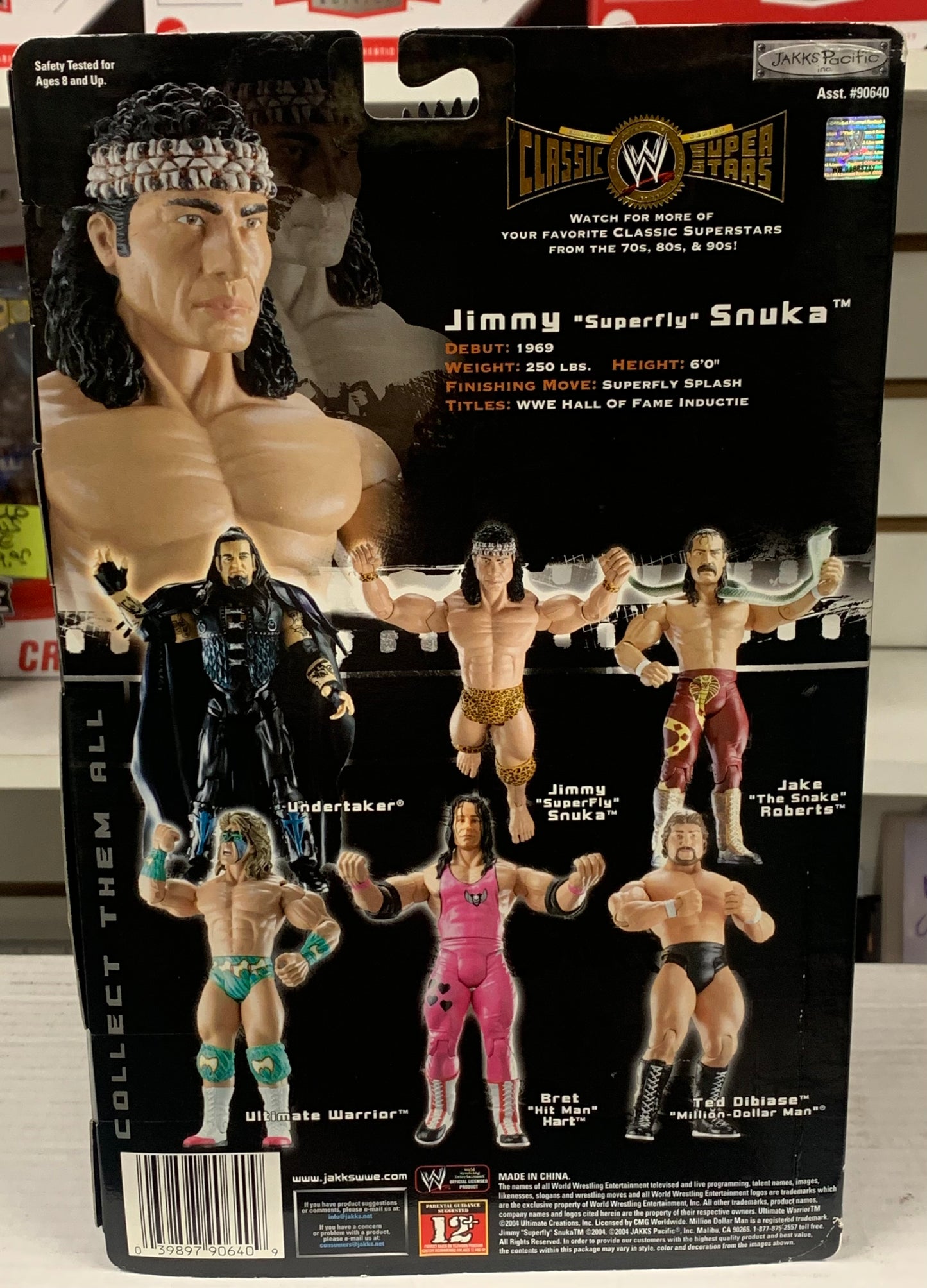 Superfly Jimmy Snuka WWE Classic Superstars Action Figure