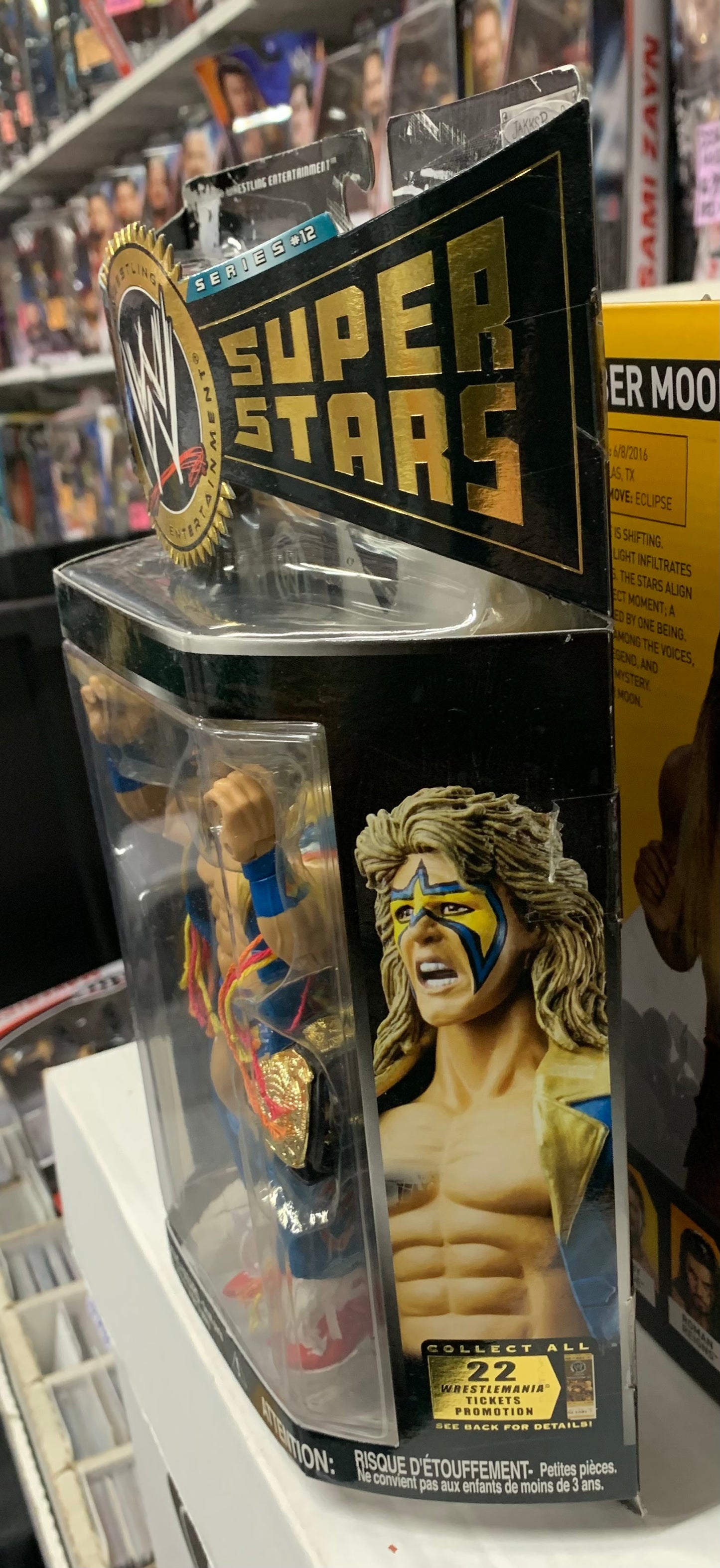Ultimate Warrior WWF WWE Classic Superstars Action Figure Series 12