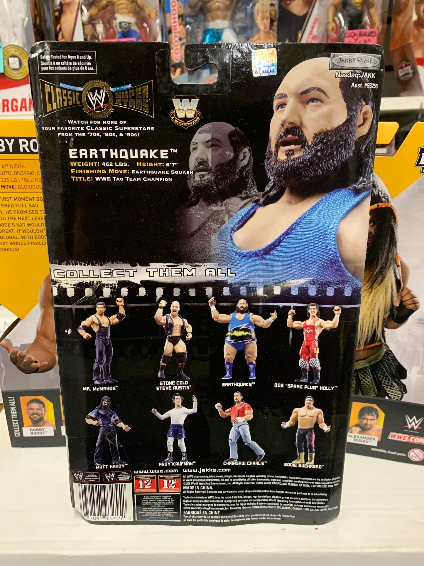 Earthquake WWF WWE Jakks Classic Superstars Action Figure