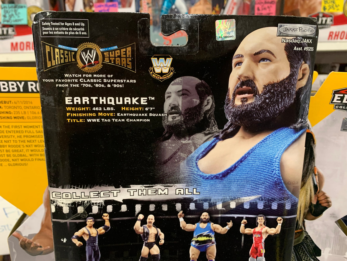 Earthquake WWF WWE Jakks Classic Superstars Action Figure