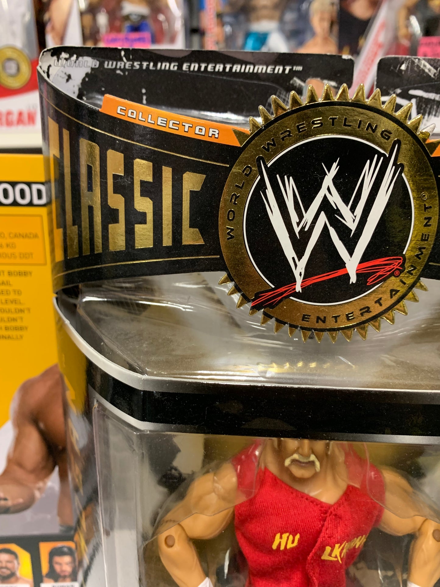 Hulk Hogan WWF WWE Jakks Classic Superstars Action Figure w.Championship Belt