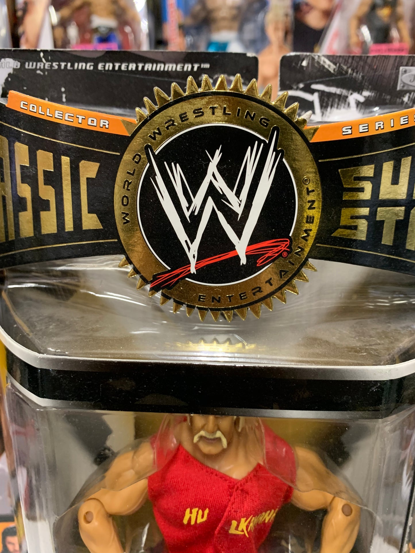 Hulk Hogan WWF WWE Jakks Classic Superstars Action Figure w.Championship Belt