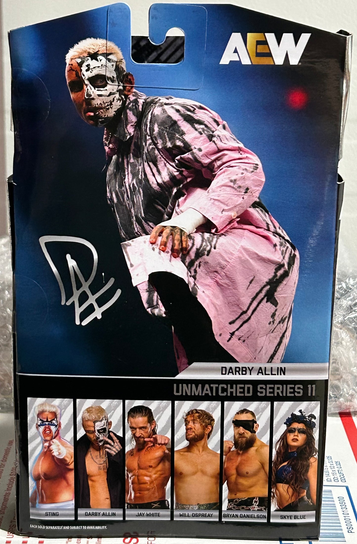 Darby Allin AEW Unmatched Series 11 Action Figure (Sealed, Brand New)