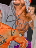 Triple Signed ECW Custom Color Photo Signed by Sabu, Shane Douglas & The Sandman (Comes w/Certificate of Authenticity)