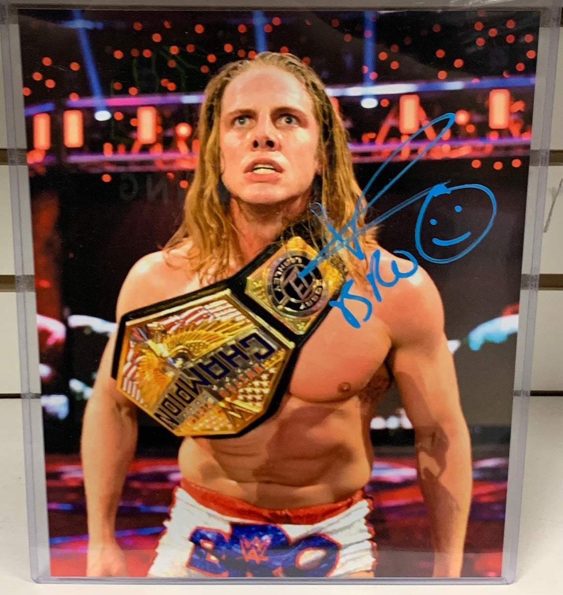 Matt Riddle Signed 8x10 Color Photo (comes W Certificate Of Authentici 