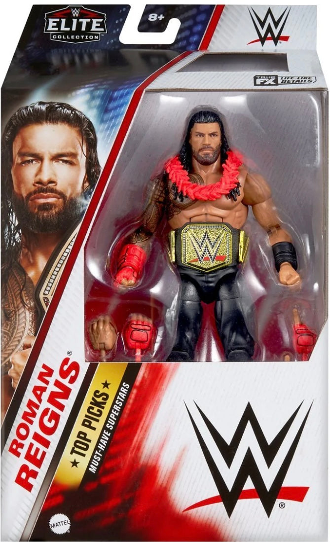 Roman Reigns WWE Mattel “Top Picks” Elite Action Figure (Sealed, Never Opened)