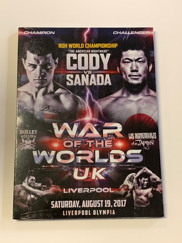 ROH DVD “War of the World’s UK” 2017 Cody Young Bucks