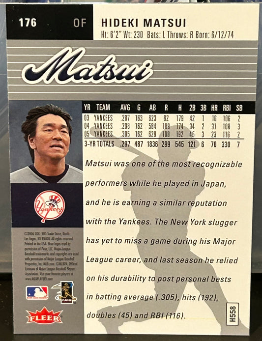 + Hideki Matsui 2006 Fleer Ultra Card YANKEES