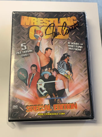 Wrestling Gold DVD Signed by JIM CORNETTE (5 Disc Set) Comes w/COA