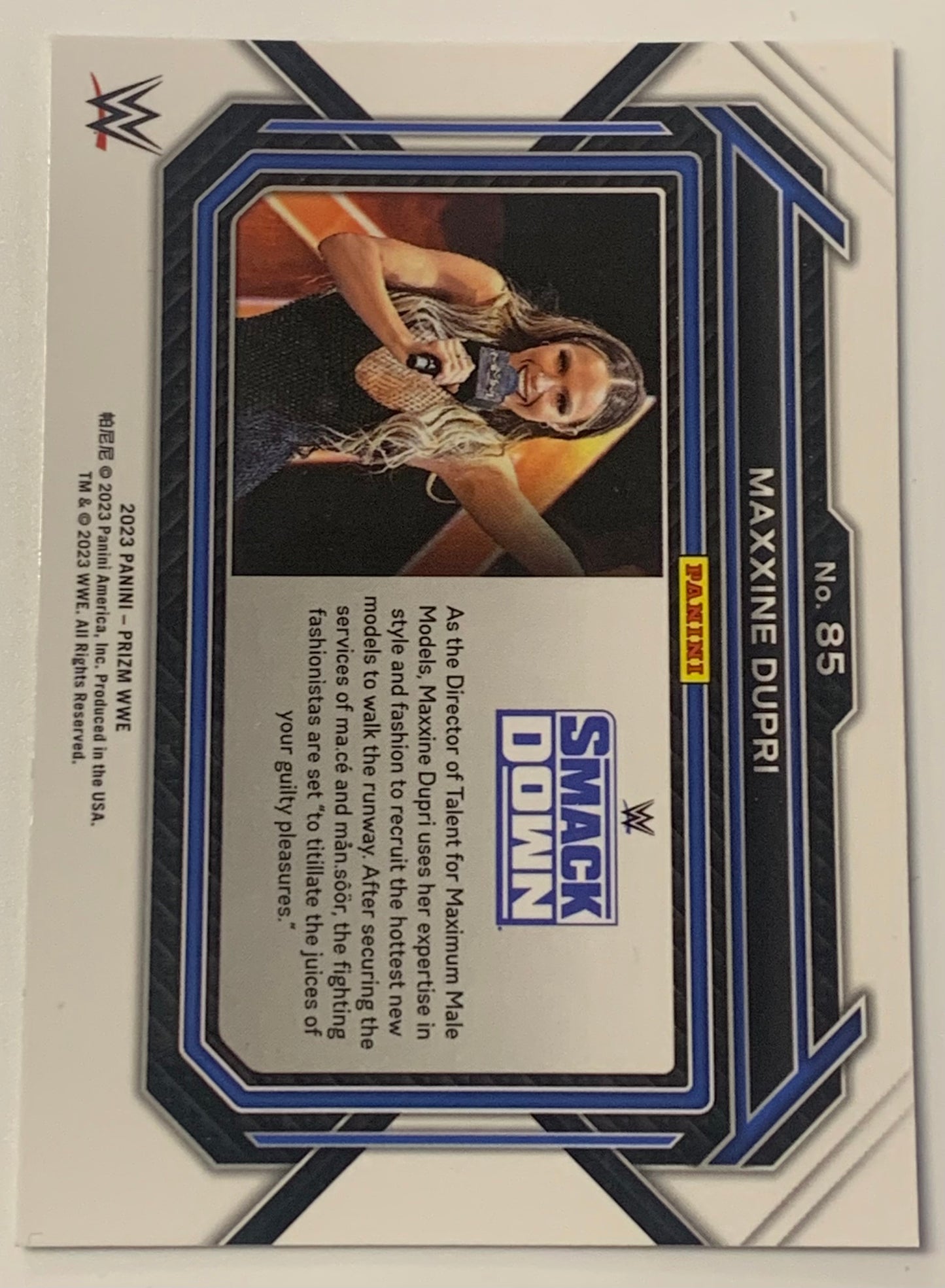 Maxxine Dupri 2023 WWE Panini Prizm RC #85