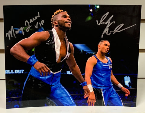 Private Party AEW Signed 8x10 Color Photo
