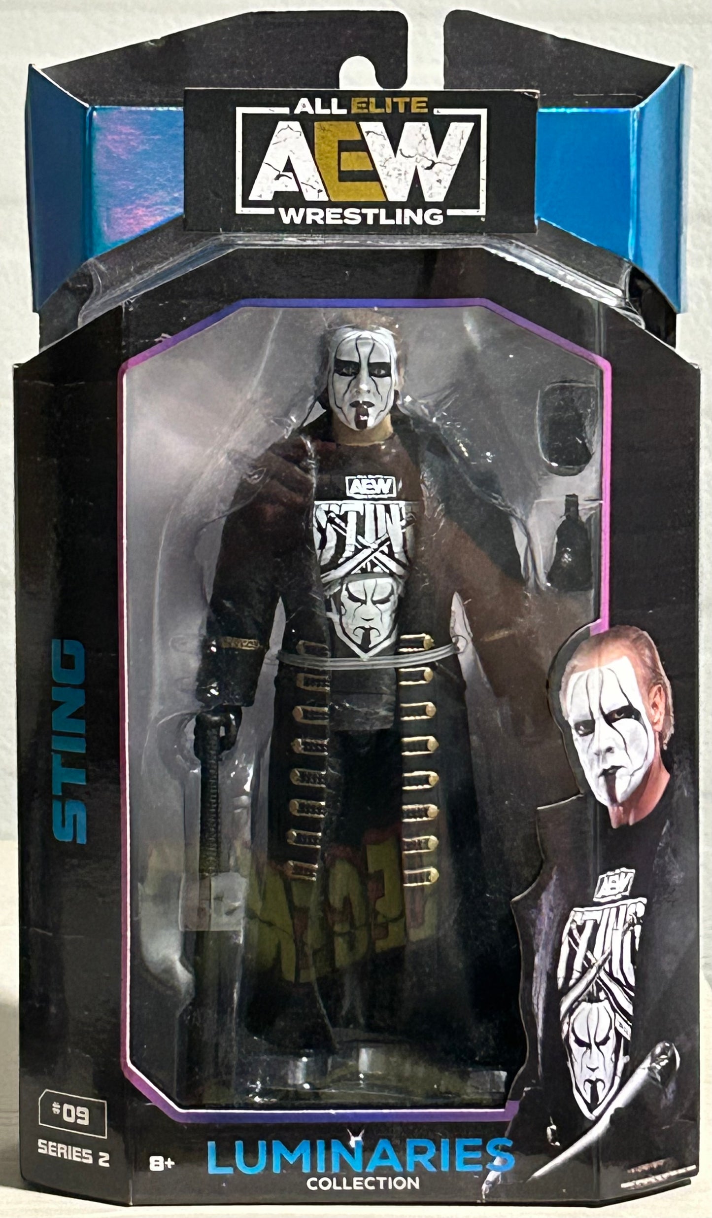 (FREE Defender Case Included) Sting AEW Luminaries Collection Series 2 Figure