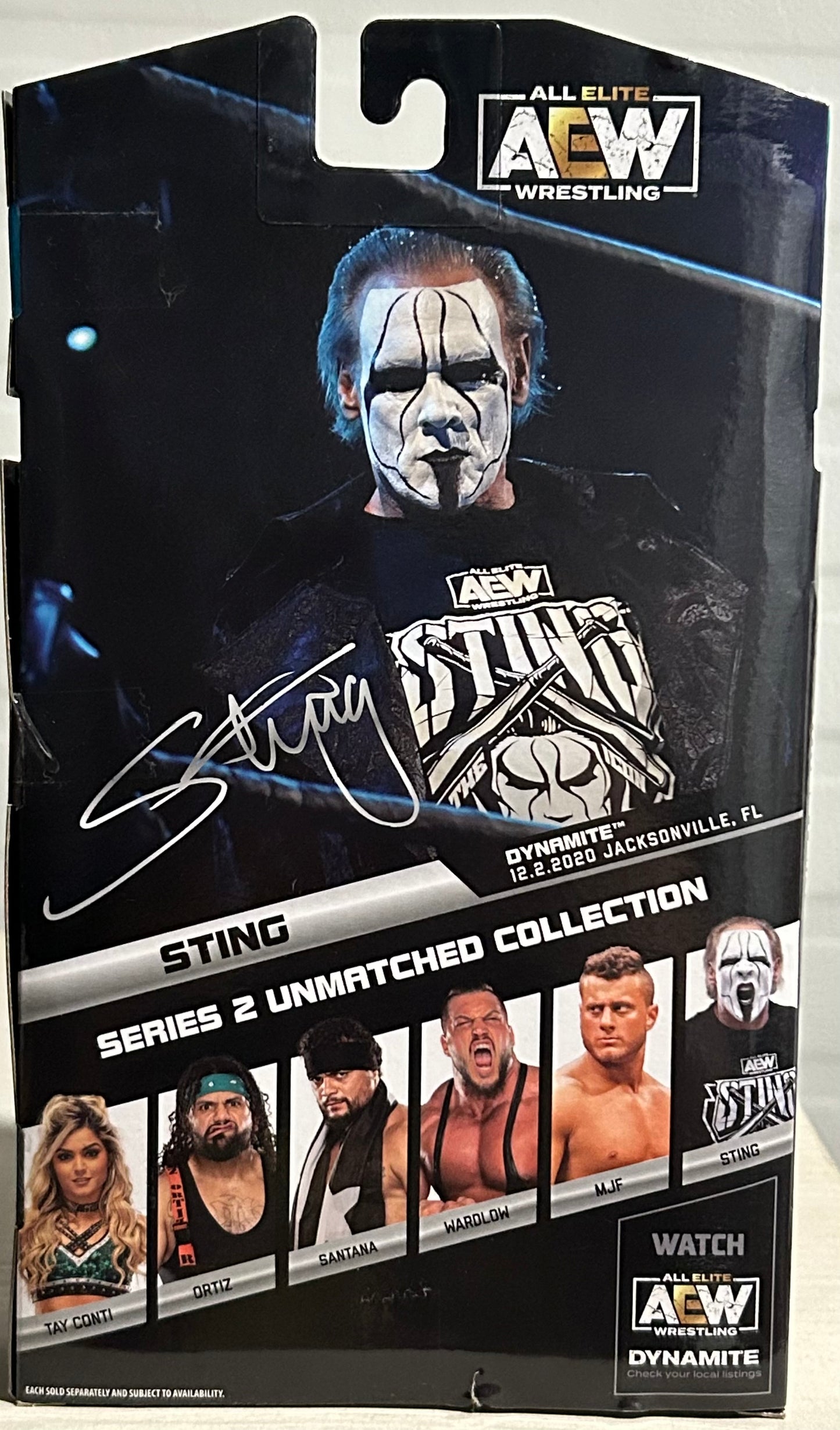 (FREE Defender Case Included) Sting AEW Luminaries Collection Series 2 Figure