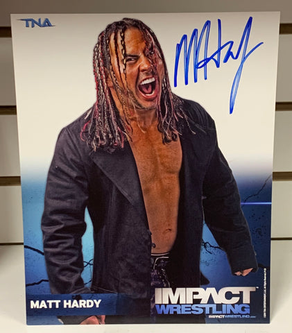 Matt Hardy Signed Official TNA Promo Hardy Boyz