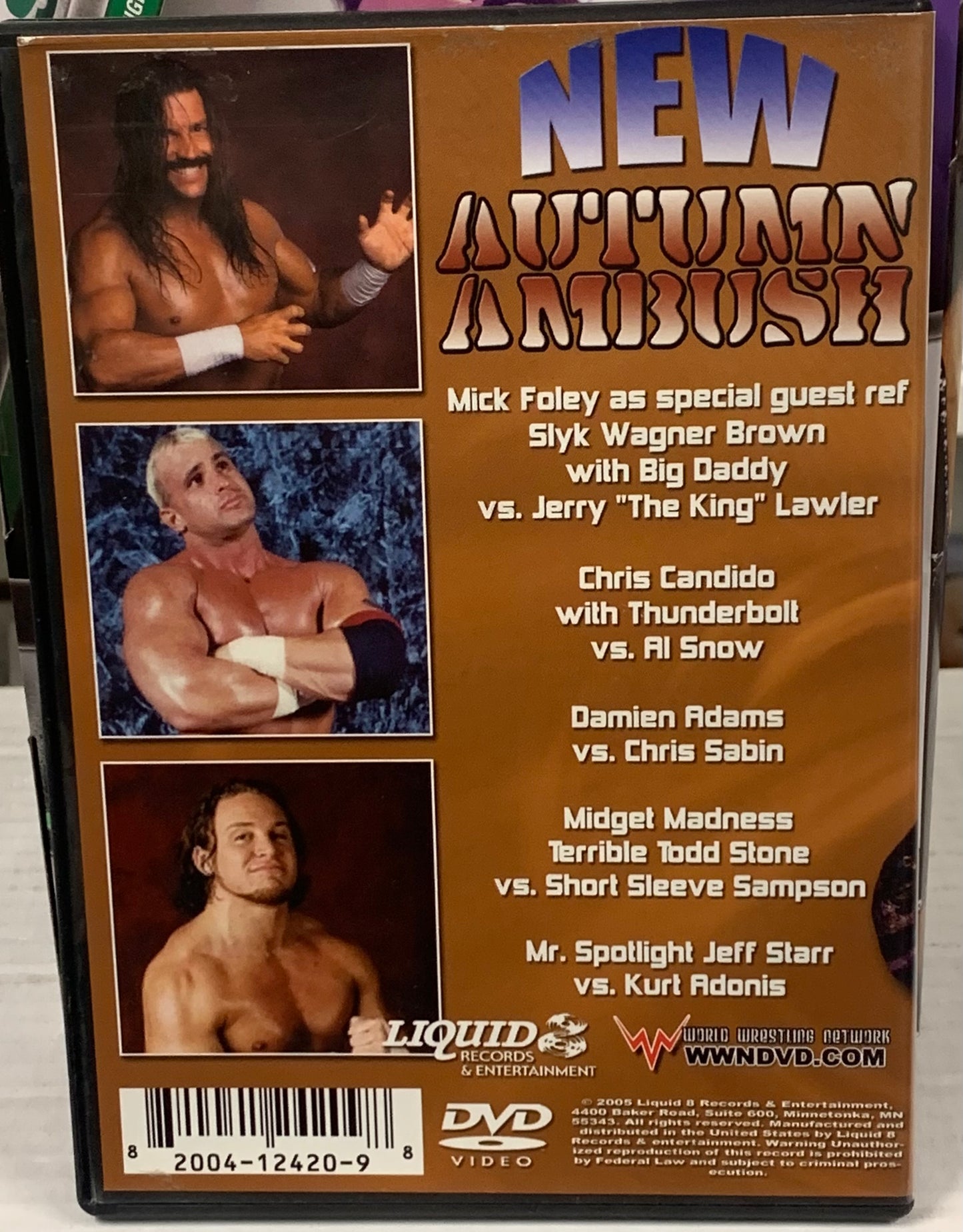 NEW Northeast Wrestling DVD “Autumn Ambush” from 2005 (Jerry Lawler, Mick Foley & so much more)