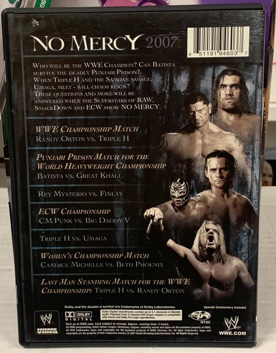 WWE DVD “No Mercy 2007” (Randy Orton, Triple H, Batista & so WWE DVD “No Mercy 2007” (Randy Orton, Triple H, Batista & so