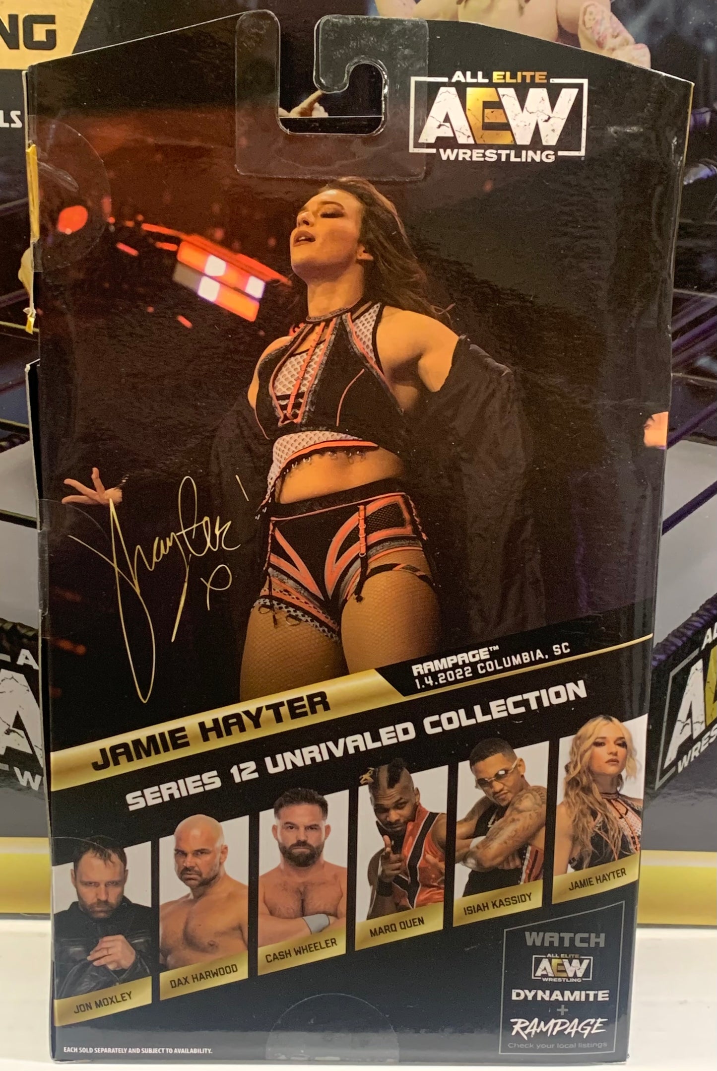 Jamie Hayter AEW Excluse Action Figure (Rare Edition) 1/3000 w/case