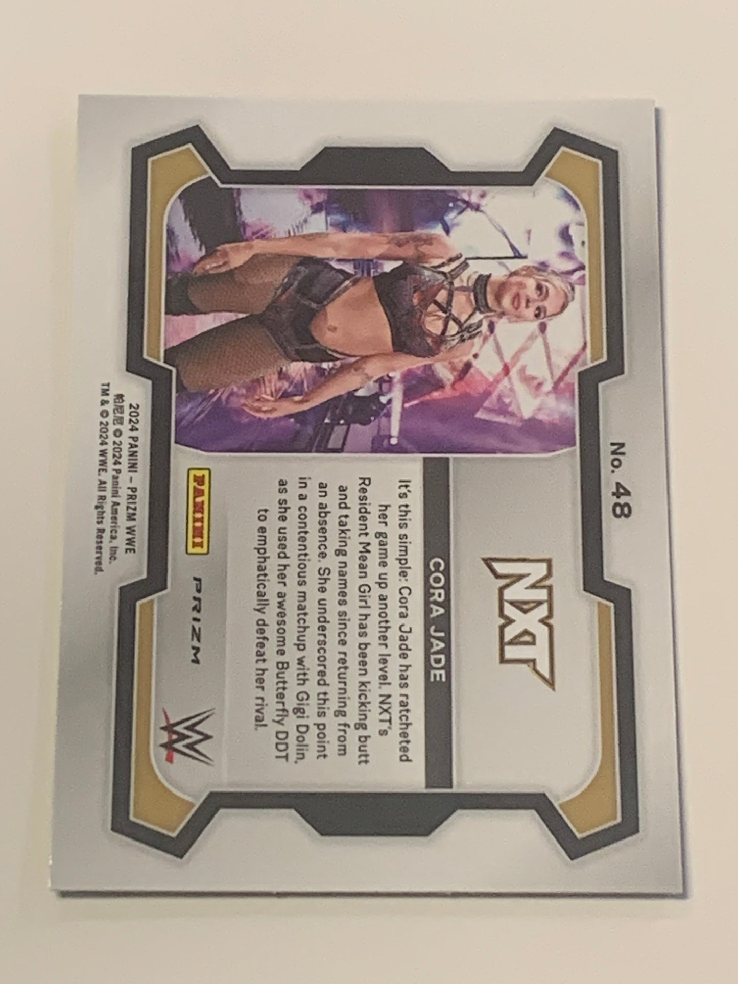 Cora Jade 2024 NXT WWE Prizm Green