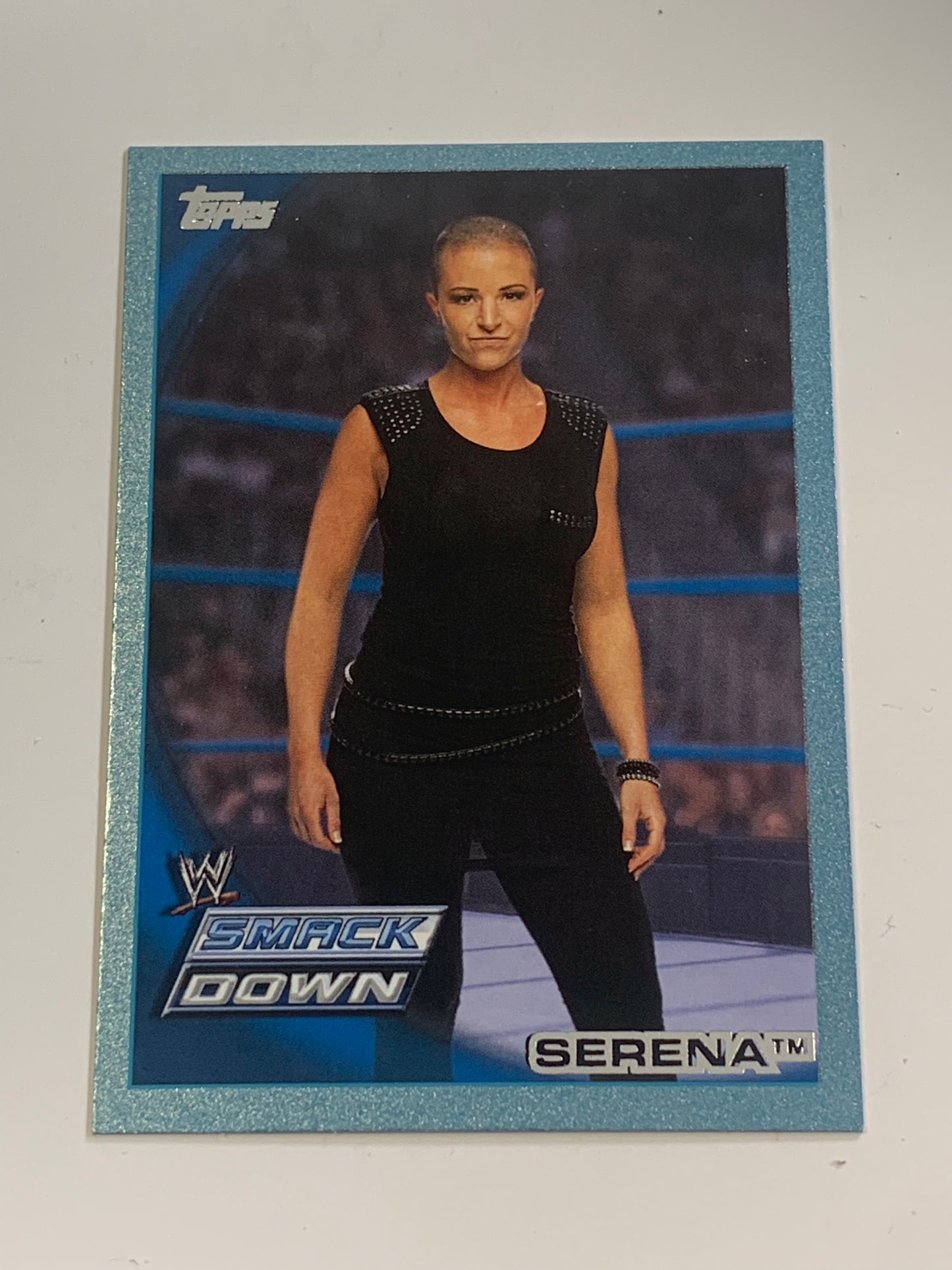 Serena 2010 WWE Topps Blue Parallel Card #619/2010 (Awesome Card)!!!