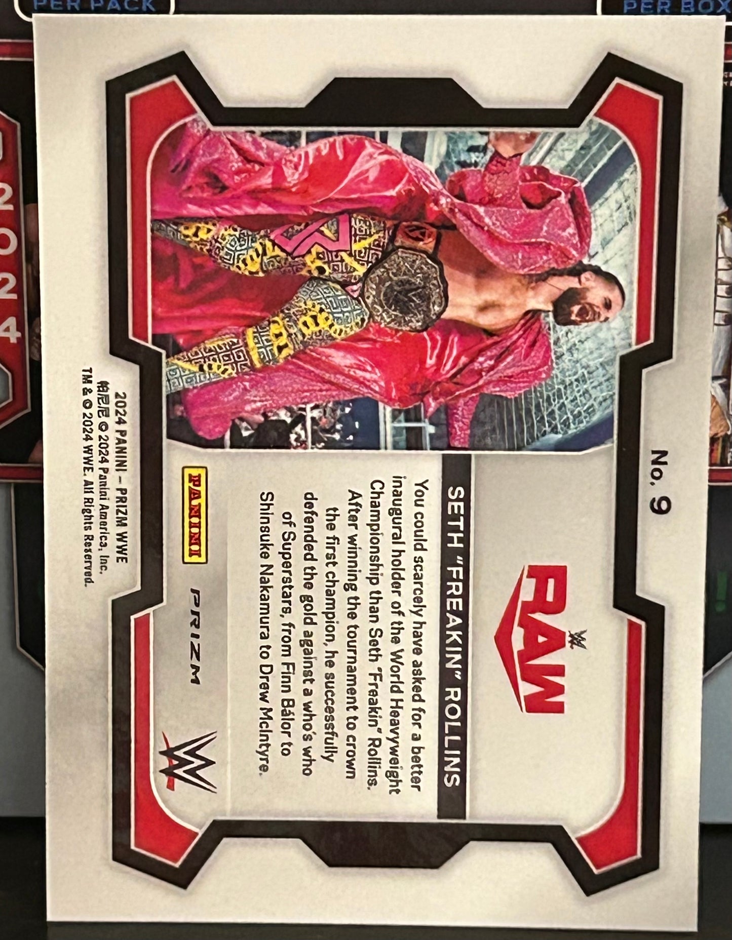 Seth Rollins 2024 WWE Panini Prizm Silver Card