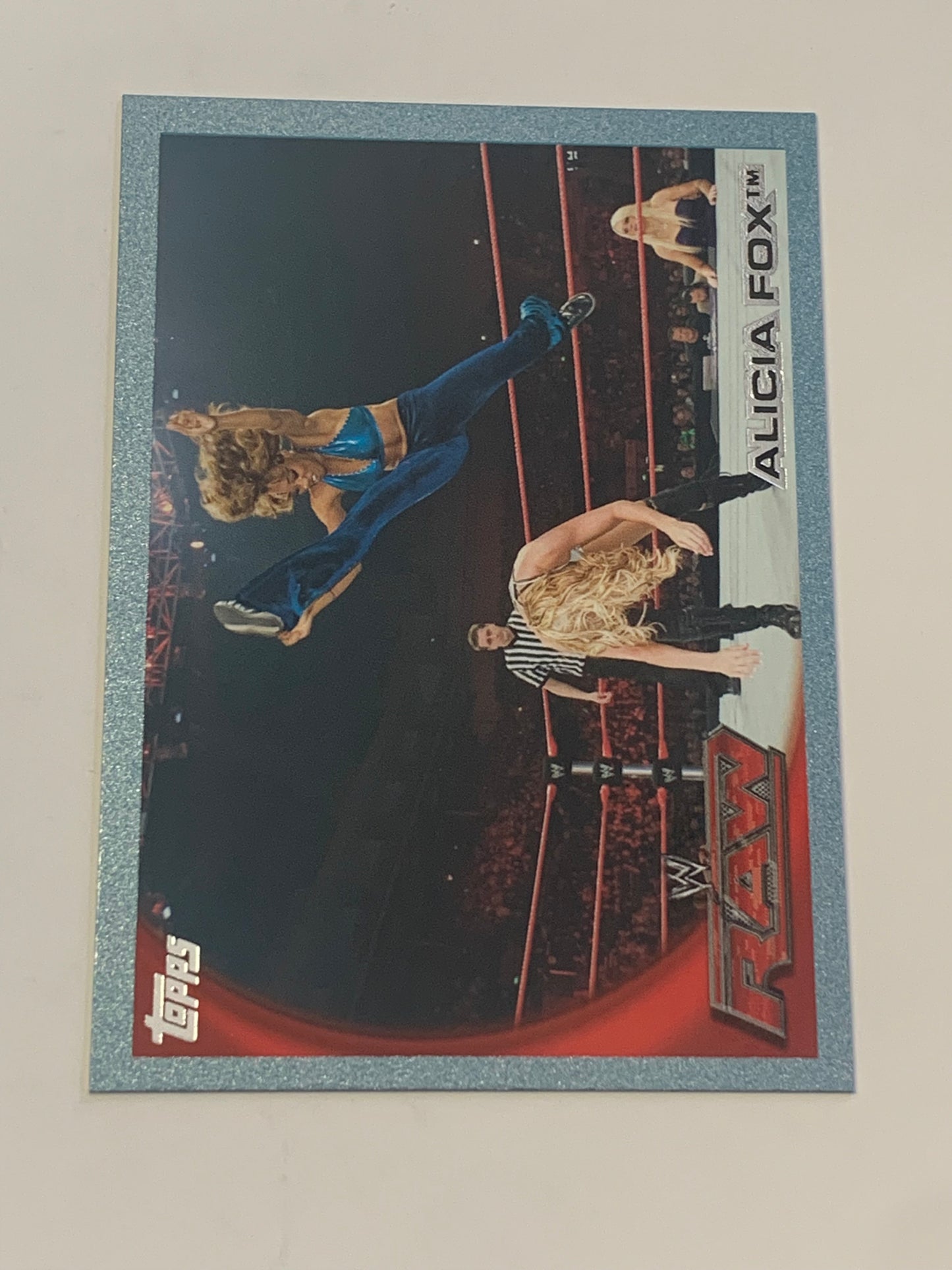 Alicia Fox 2010 WWE Topps Blue Parallel Card #591/2010 (Awesome Card)!!!