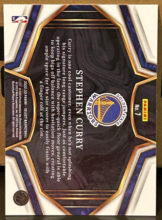 + Stephen Curry 2022-23 Panini Select Card GOLDEN STATE WARRIORS