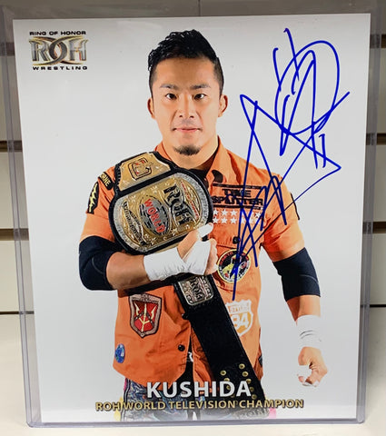 Kushida Signed 8x10 Color Photo (Comes w/COA)