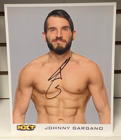 Johnny Gargano Signed NXT Promo Photo WWE