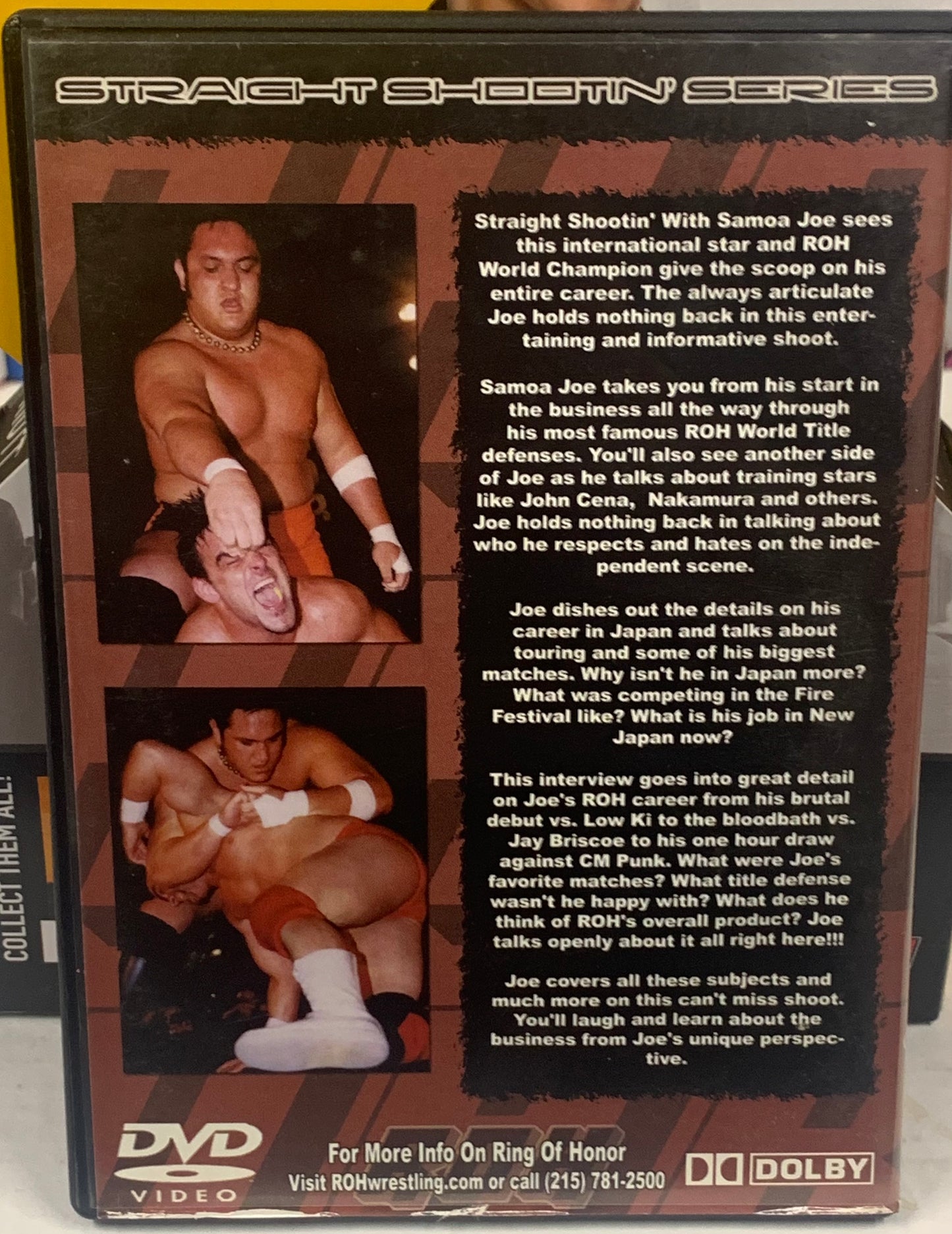 ROH Ring of Honor Straight Shootin’ Series DVD with Samoa Joe 8/7/04 (Shoot Interview)