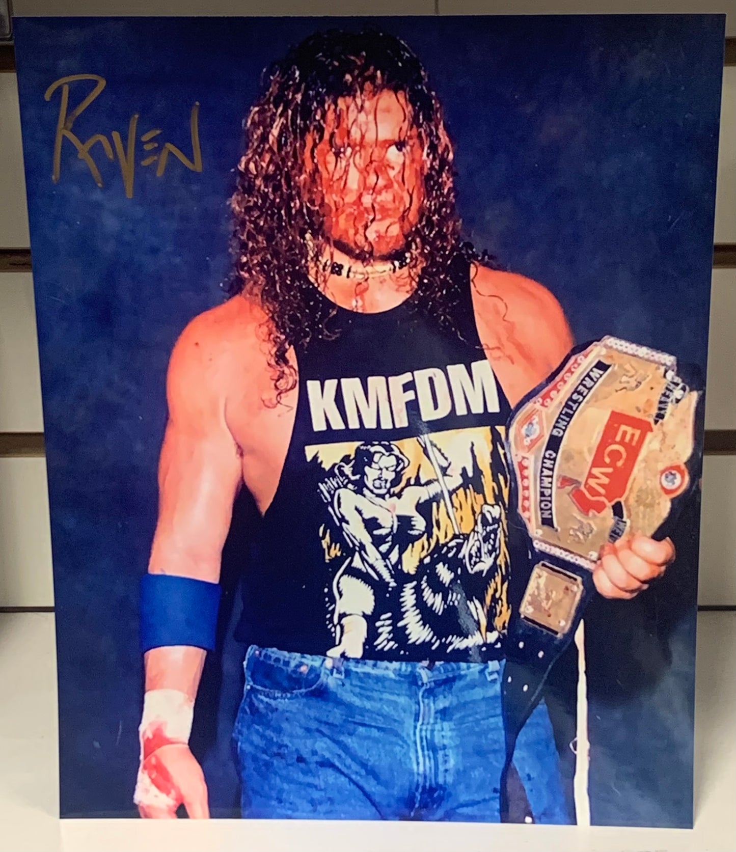 RAVEN Pose 5 Signed Photo COA