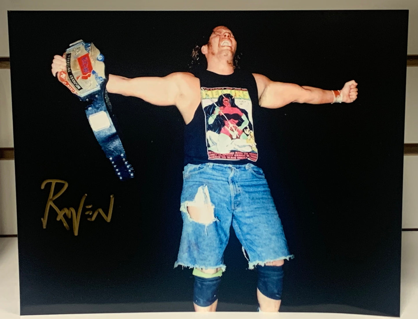 RAVEN Pose 6 Signed Photo COA