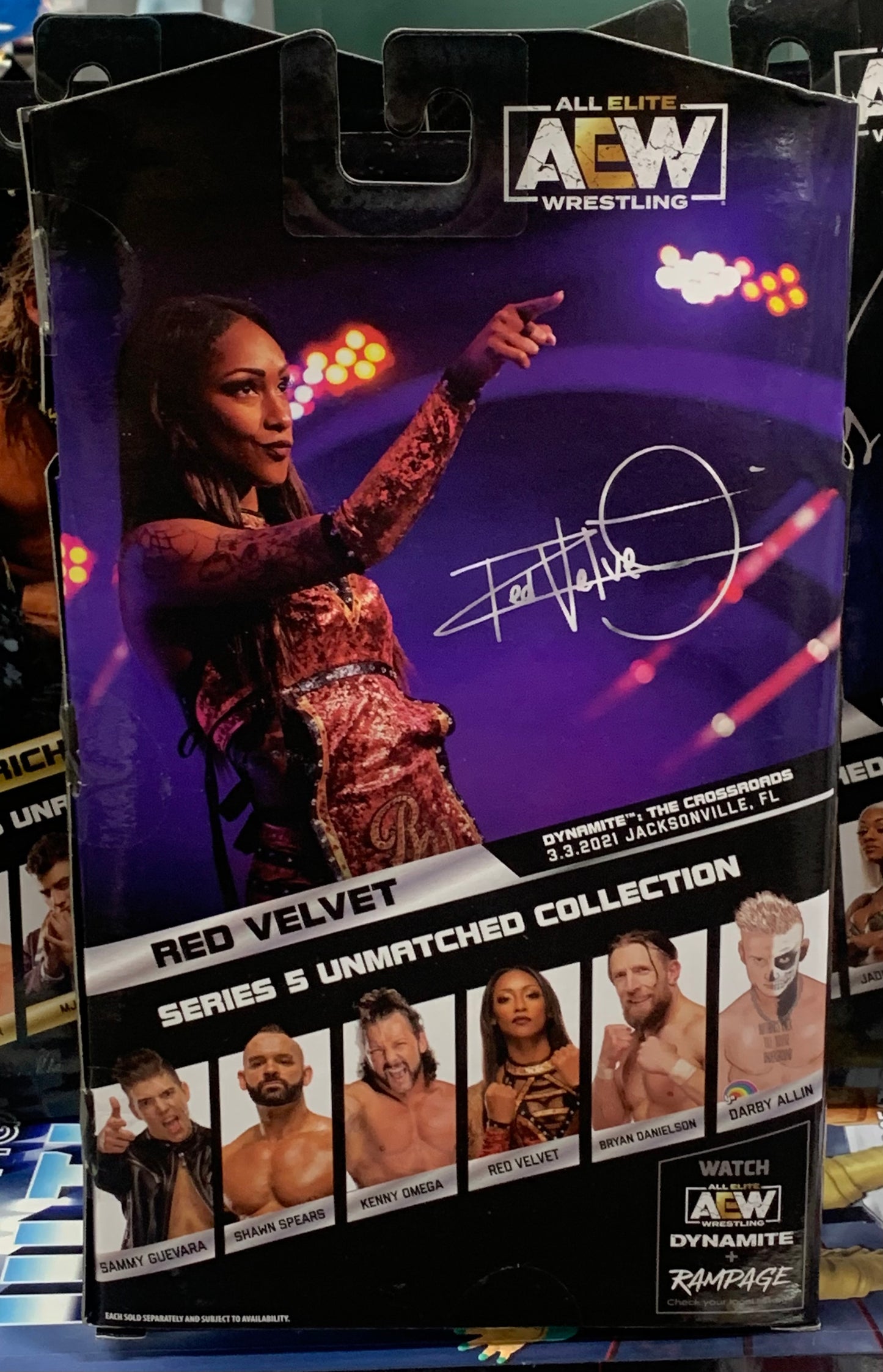 Red Velvet AEW Unmatched Series 5 Action Figure