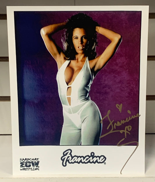 Francine Signed 8x10 Color Photo ECW (Comes w/CoA)