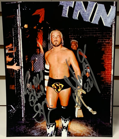 Steve Corino & Jack Victory Dual Signed 8x10 Color Photo ECW