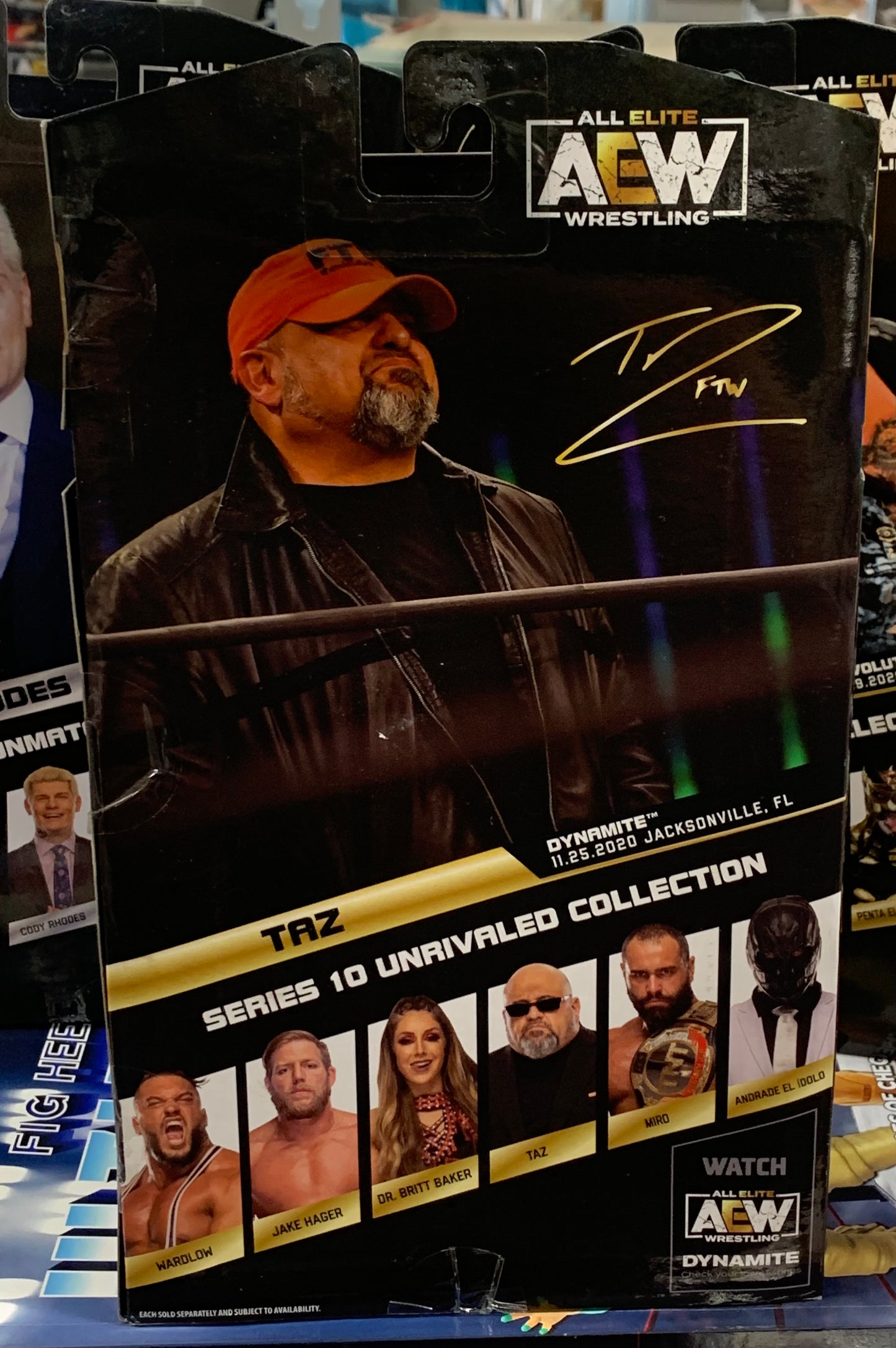 Taz AEW Unrivaled Series 10 Action Figure