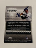 Dave Winfield 2023 Topps Stadium Club Card Yankees (Hall of Fame)