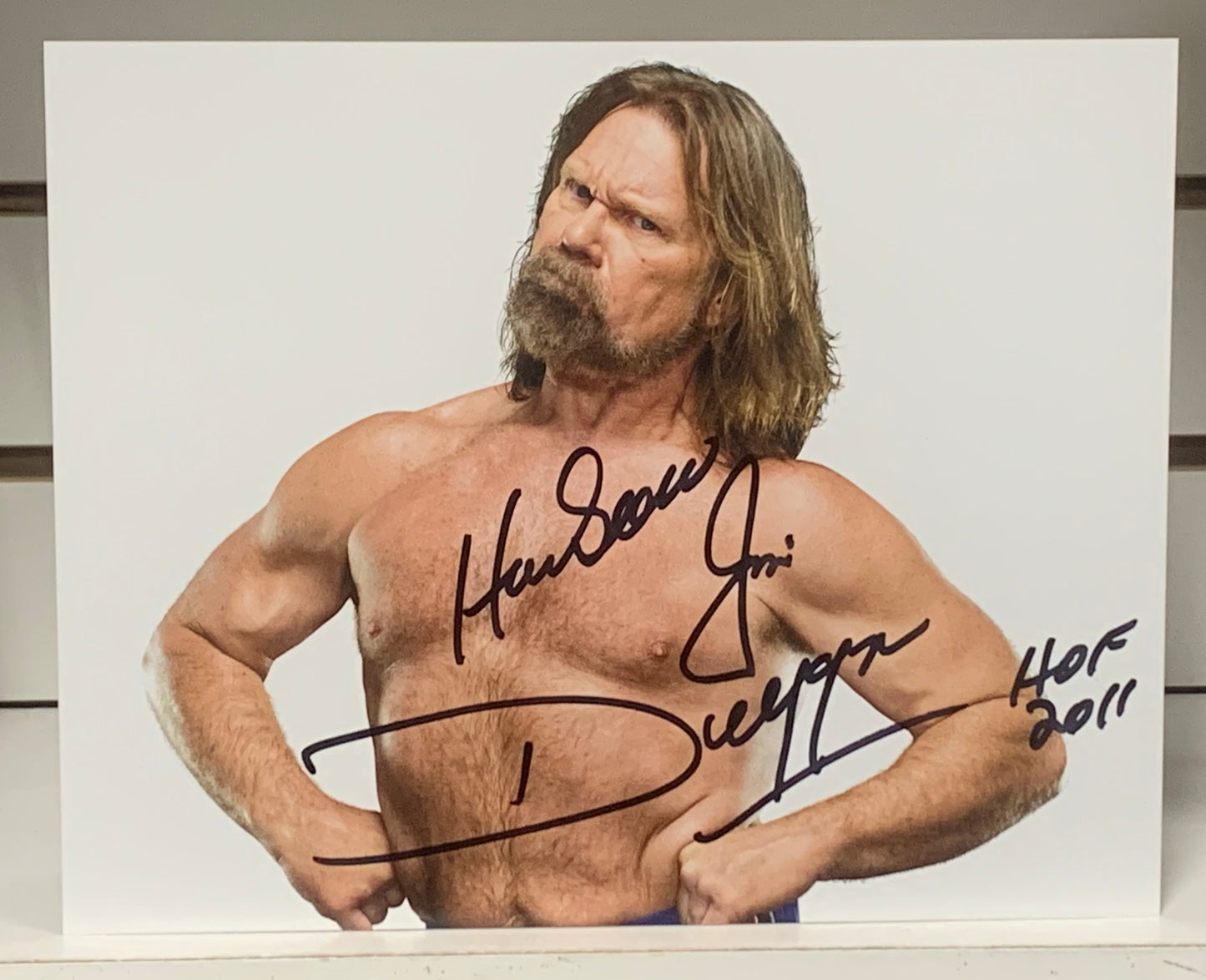 Hacksaw Jim Duggan Signed 8x10 Photo COA