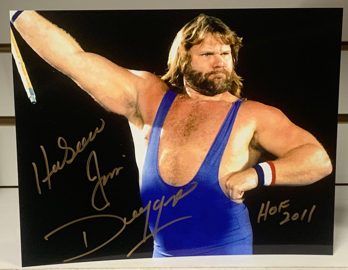 Hacksaw Jim Duggan Signed 8x10 Photo COA