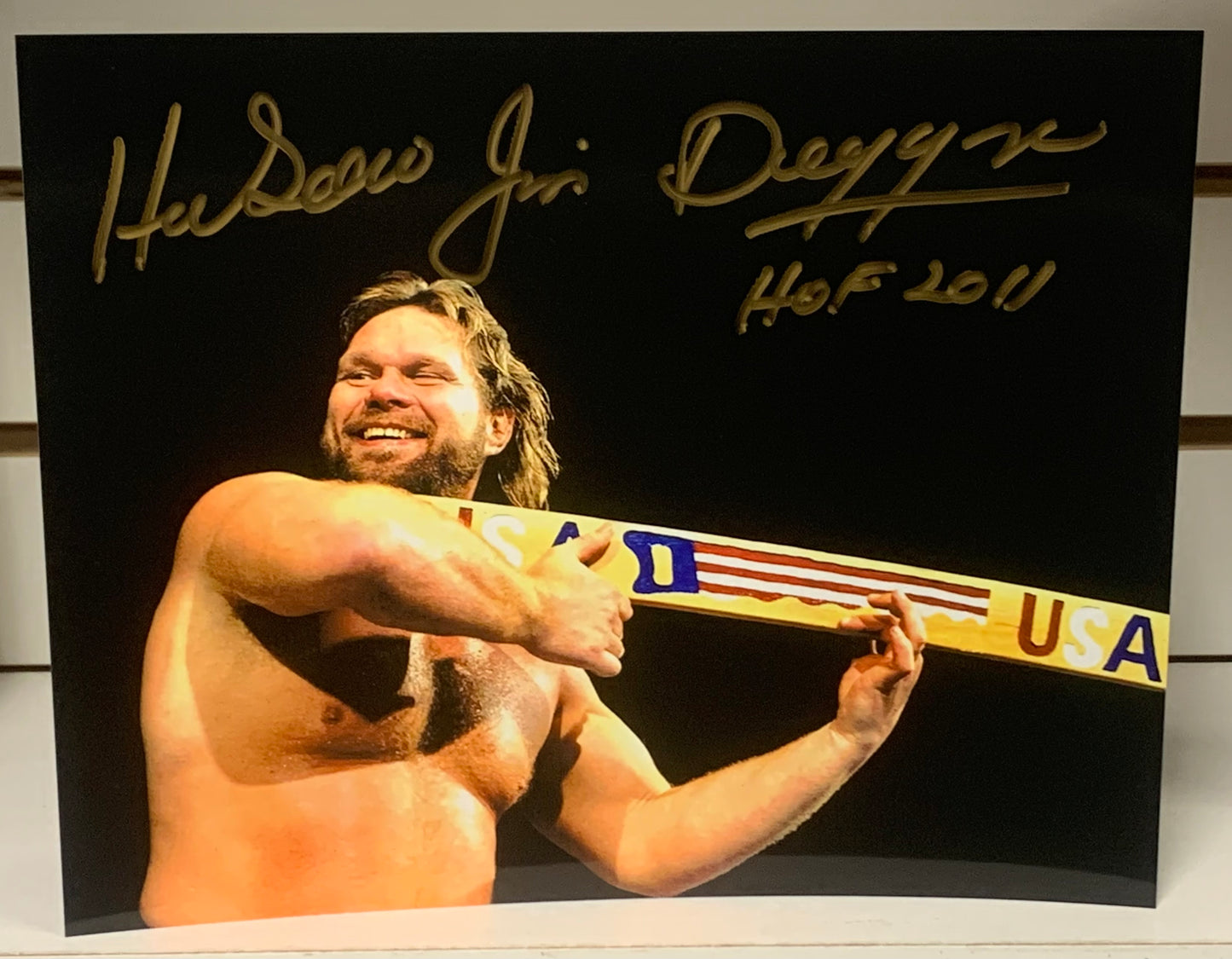 Hacksaw Jim Duggan Signed 8x10 Photo COA