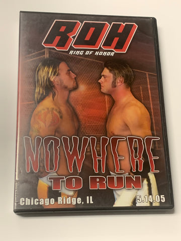 ROH Ring of Honor DVD “No Where To Run” 5/14/05 CM Punk Danielson